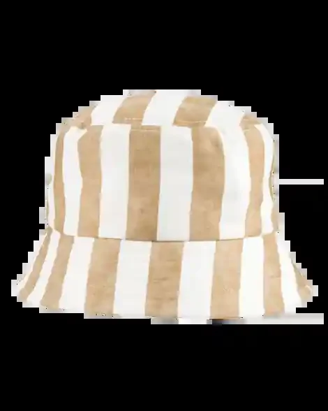Carters Toddler Striped Bucket Hat Tan/Ivory 2T4T