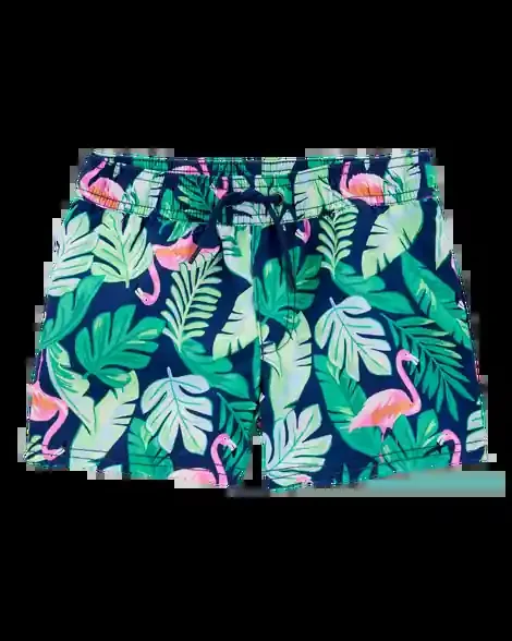 Carters Toddler Tropical Print Swim Trunks Multi 2T