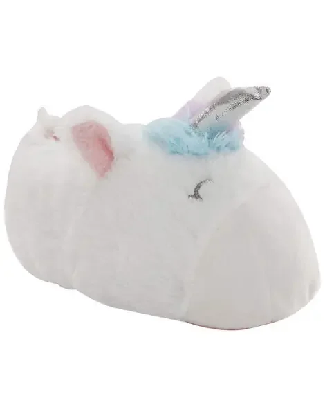 Carters Unicorn Slipper Shoes White M
