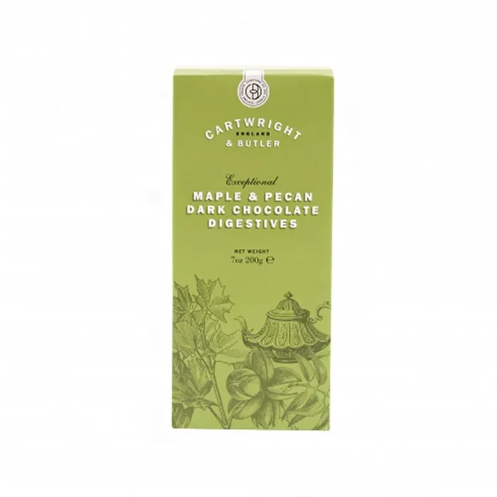 Cartwright & Butler Maple & Pecan Dark Chocolate Digestives Biscuits