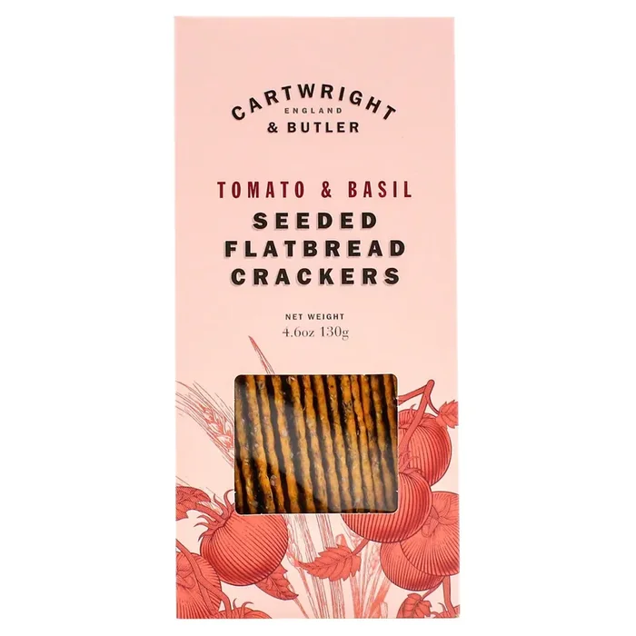 Cartwright & Butler Wheat & Tomato Basil Flatbreads