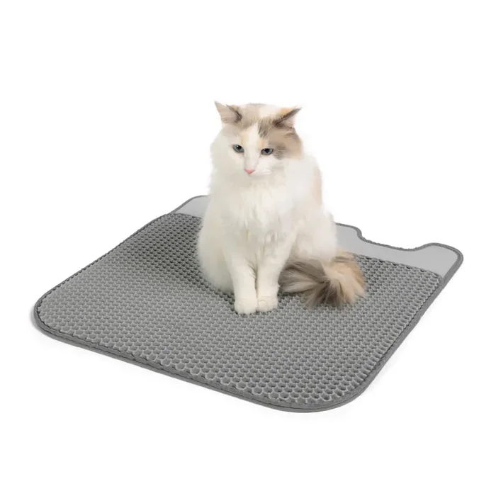 Casa Leo Leo‘s Loo Too Cat Litter Mat, 22″ L X 21.7″ W X 0.5″ H