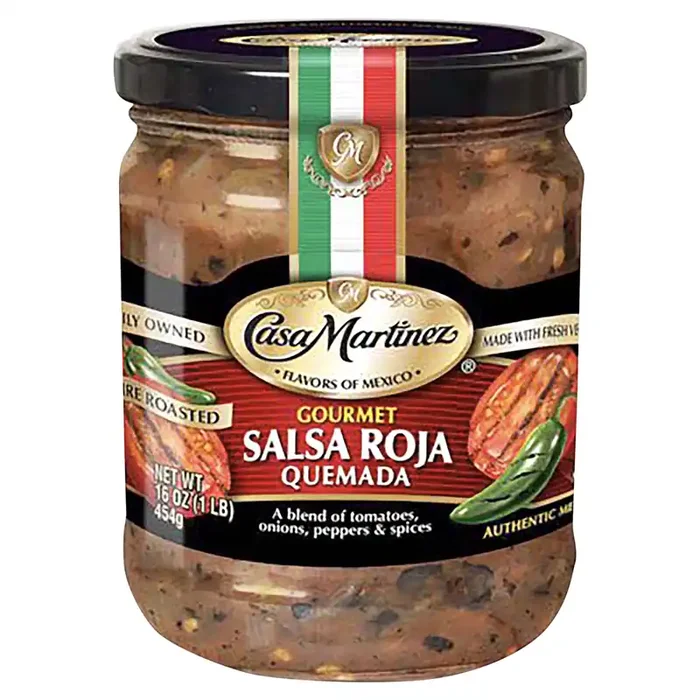 Casa Martinez Gourmet Salsa, Roja Quemada Fire Roasted