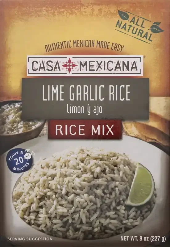 Casa Mexicana Lime Garlic Rice Mix 8 oz