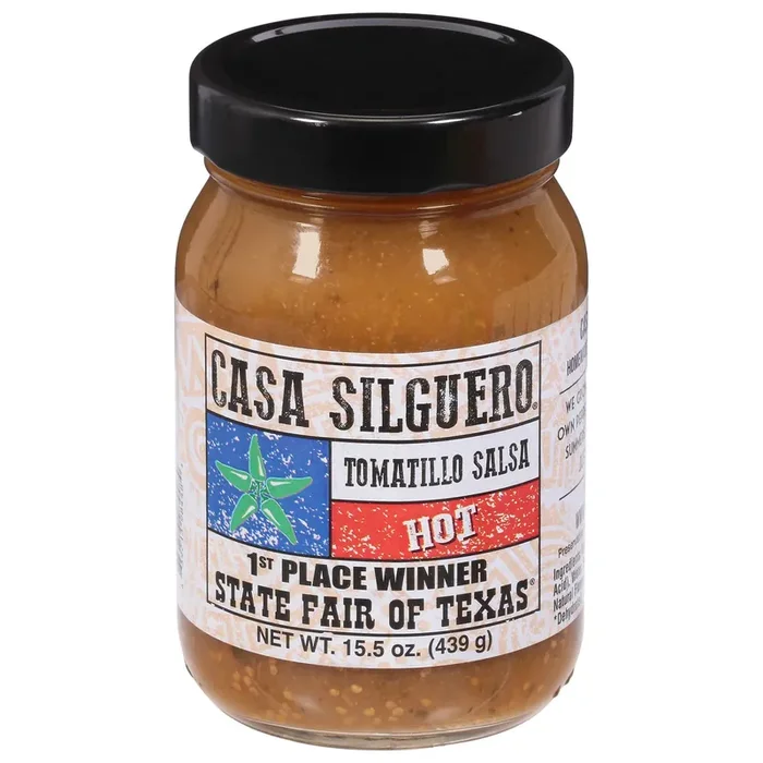 Casa Silguero Hot Tomatilla Salsa 15.5 oz