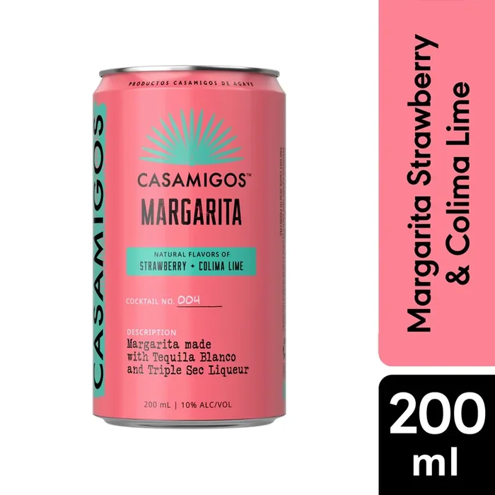 Casamigos Margarita Strawberry & Colima Lime, 200 mL Can