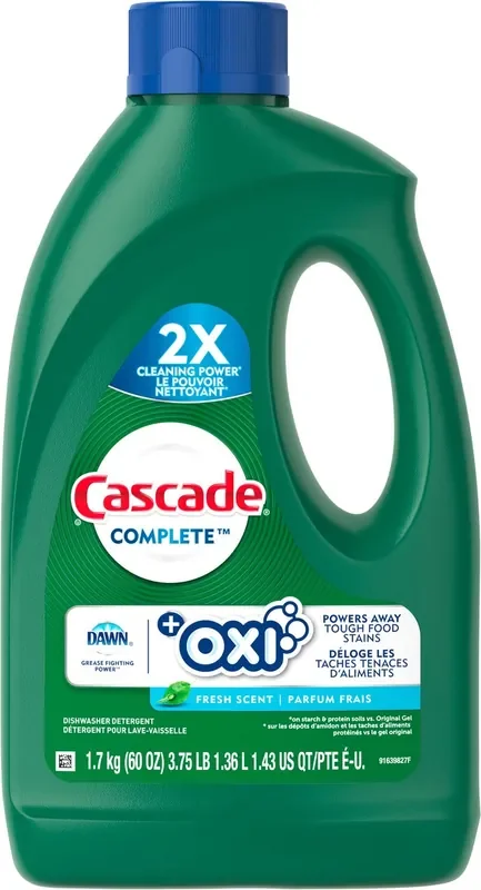 Cascade Complete Fresh Scent Dishwasher Detergents 1.7 kg