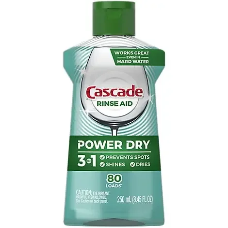 Cascade Dishwasher Rinse Aid Power Dry