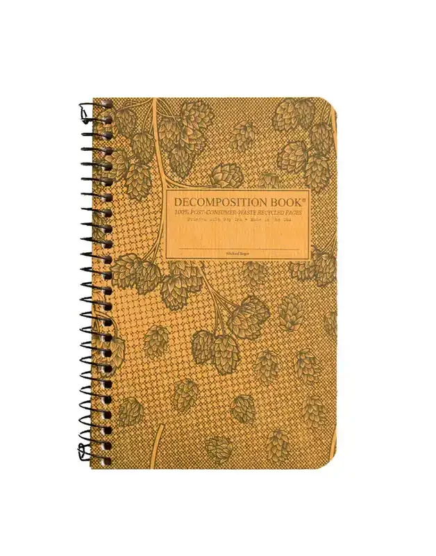 Cascade Hops Pocket Sized Spiral Decomposition Book