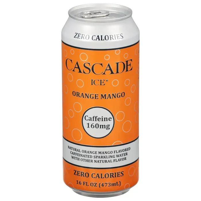 Cascade Ice Orange Mango Caffeinated Sparkling Water – 16 fl oz