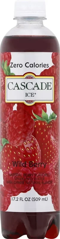 Cascade Ice Wild Berry Sparkling Water 17.2 oz