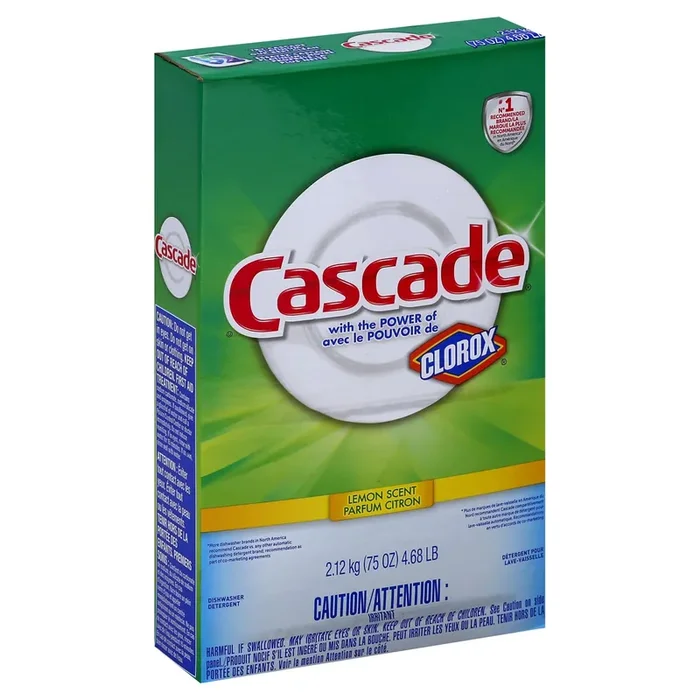 Cascade Lemon Scent Dish Detergent Powder
