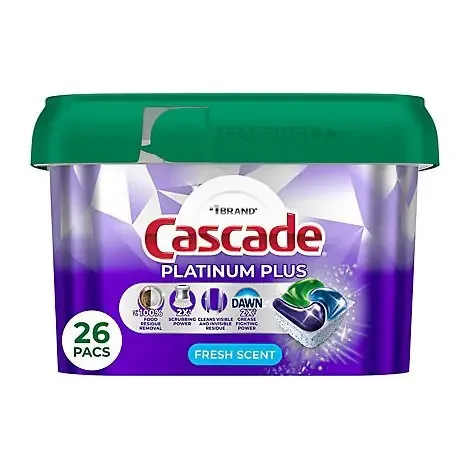 Cascade Platinum Plus Actionpacs Fresh Scent 26 Ct – 26 CT