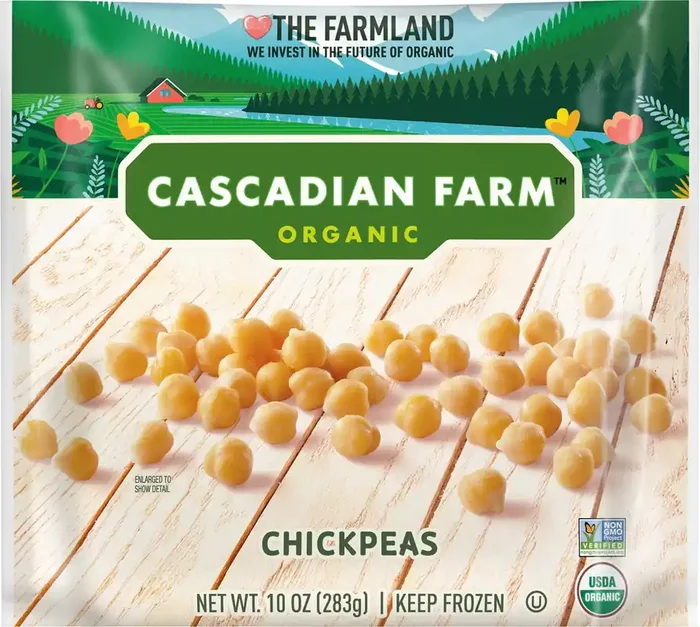 Cascadian Farm Organic Chickpeas, Premium Frozen, 10 oz. Bag