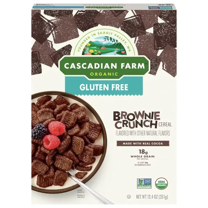 Cascadian Farm Organic Gluten Free Brownie Crunch Cereal, 12.4 oz.