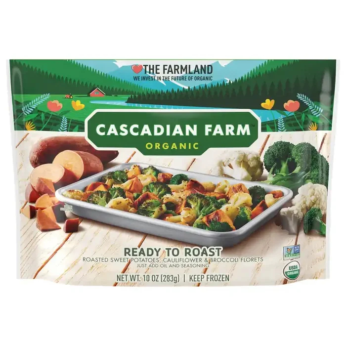 Cascadian Farm Organic Ready To Roast Vegetables; Sweet Potatoes, Cauliflower, Broccoli; 10 oz.