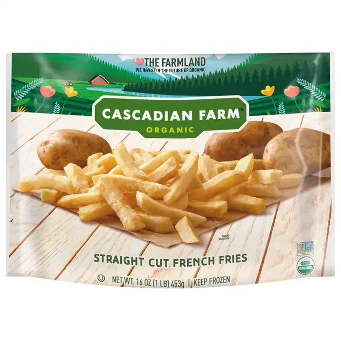 Cascadian Farm Organic, Straight Cut Frozen French Fries, Non-GMO, 16 oz