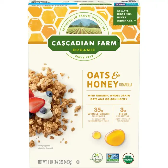 Cascadian Farms Organic Granola Oats & Honey Cereal