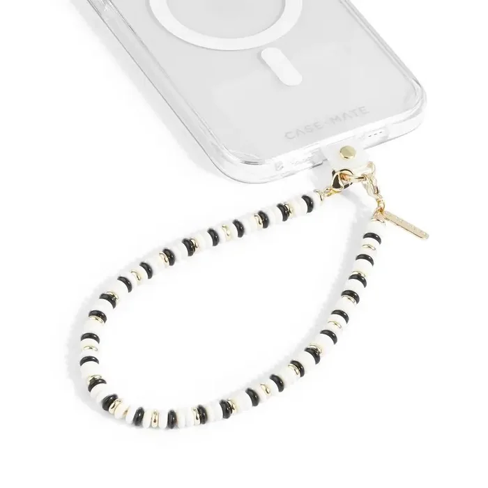 Case-Mate Phone Charm – Black & White Android & Apple Compatible Accessory