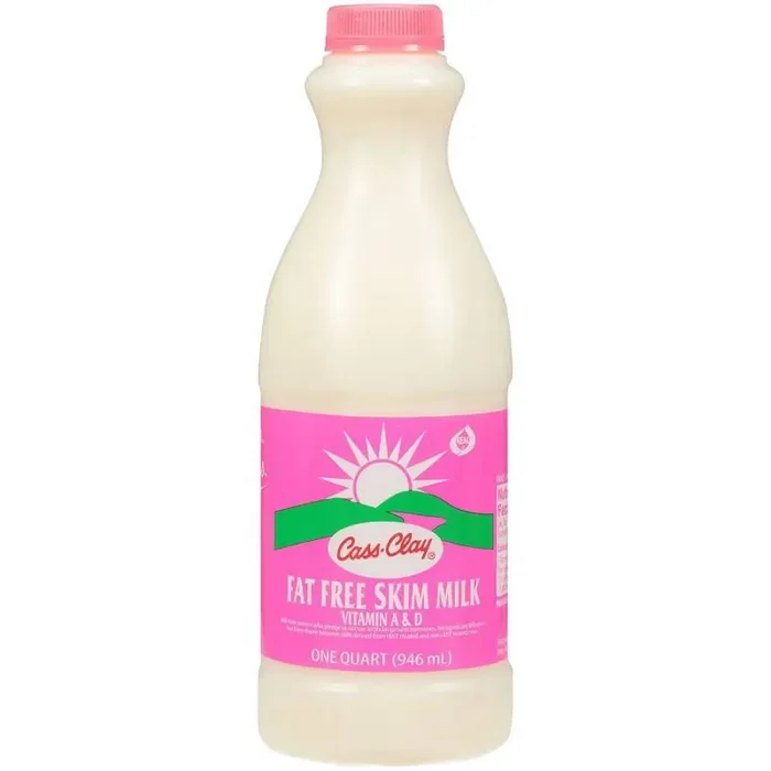 Cass Clay Skim Milk – 1qt