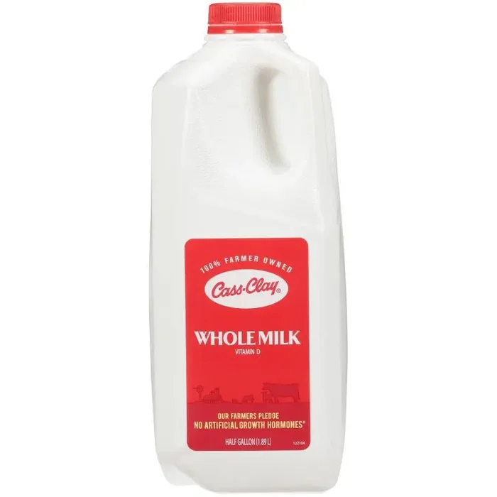 Cass Clay Whole Milk – 0.5gal