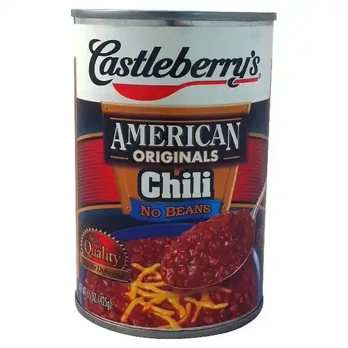 Castleberry‘s Chili W/O Beans – 15 oz
