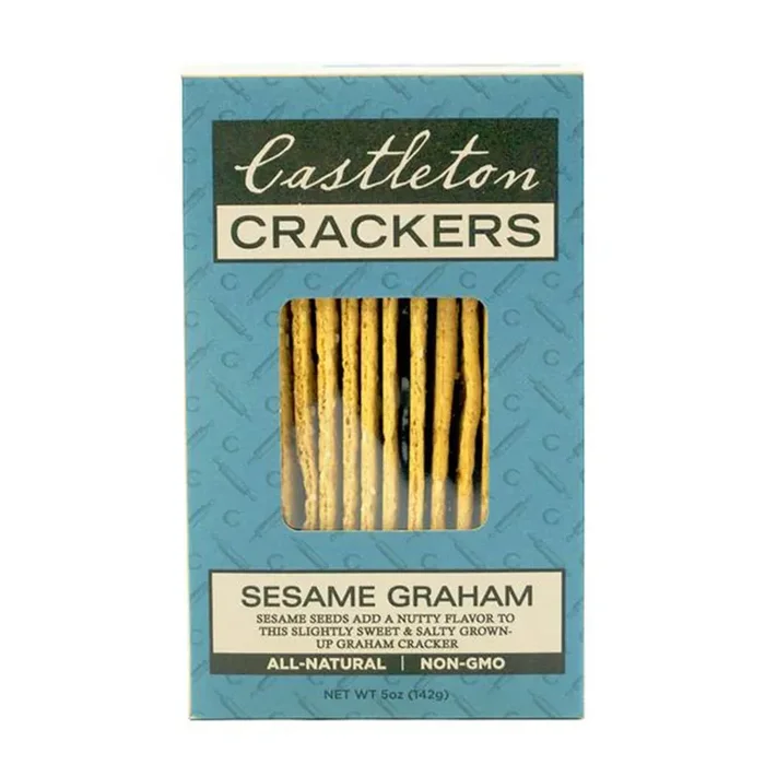 Castleton Crackers Sesame Graham Crackers – 5 oz