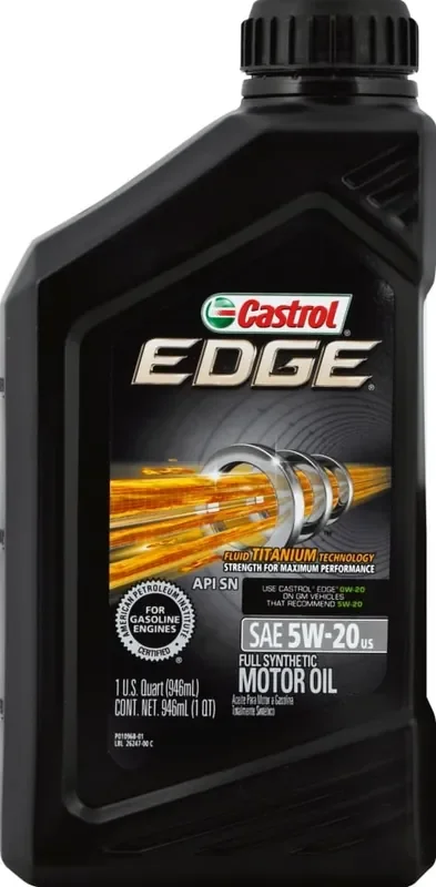 Castrol Edge 5W-20 Sae Full Synthetic Motor Oil