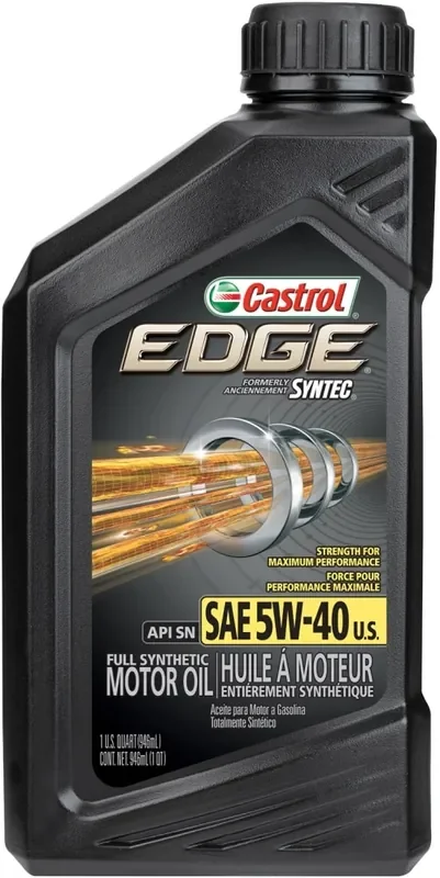 Castrol Edge Sae 5W-40 Full Synthetic Motor Oil