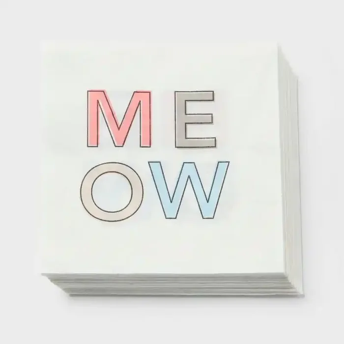 Cat Birthday Party Lunch Napkin 30ct – Spritz™