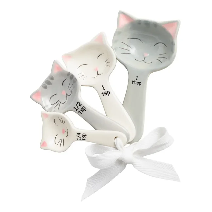 Cat Ceramic Measuring Spoons