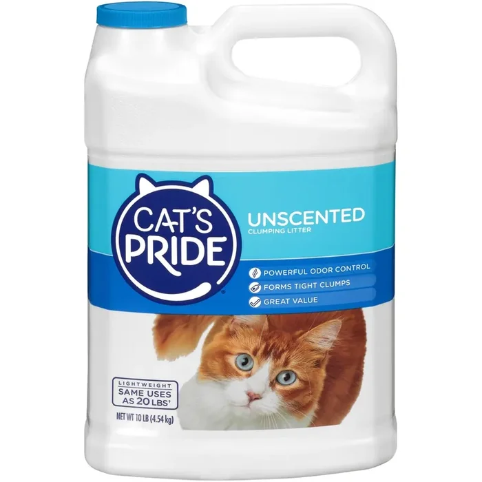 Cat‘s Pride Cat Litter Lightweight Unscented Jug – 10 Lb