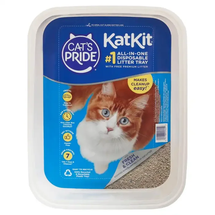 Cat‘s Pride KatKit All-In-One Disposable Tray with Litter