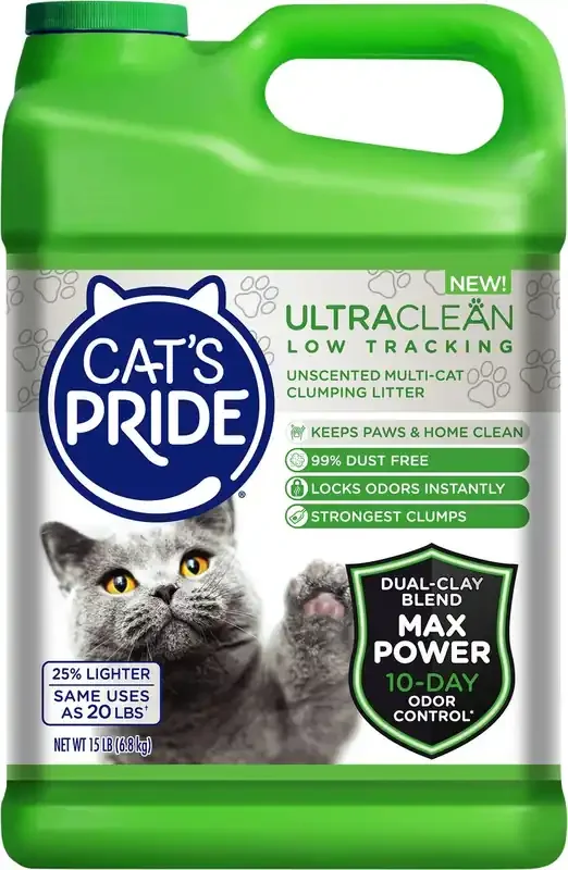 Cat‘s Pride Ultra Clean Low Tracking Scoopable Unscented Cat Litter