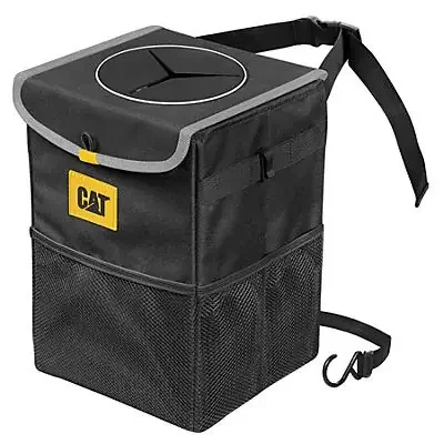 Caterpillar Leak Proof Car Trash Can with Lid