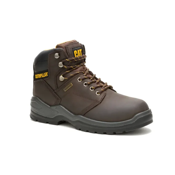 Caterpillar Men‘s Striver WP ST Work Footwear, Brown, 11