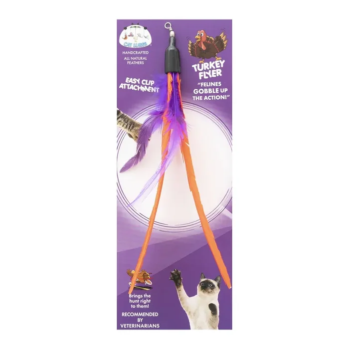 Catlures Cat Lures Turkey Flyer Attachment Cat Toy