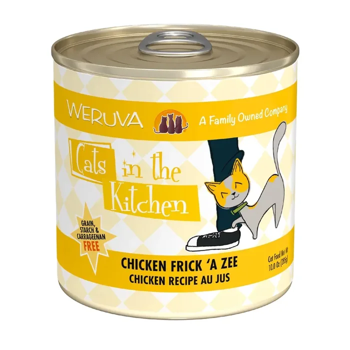 Cats in the Kitchen Originals Chicken Frick ‘A Zee Chicken Recipe Au Jus Wet Cat Food, 10 oz.