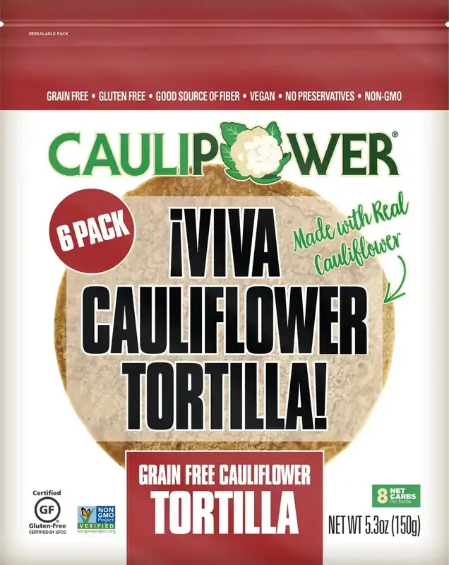 Caulipower Grain Free 6 Pack Cauliflower Tortilla 5.3 oz