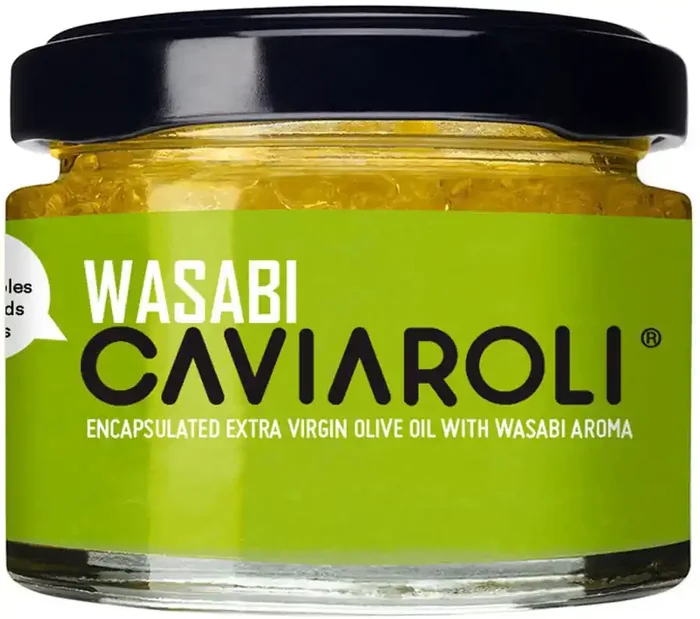Caviaroli Virgin Olive Oil with Wasabi Bursting Pearls