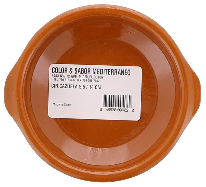 Cazuela De Barro 5.5‘