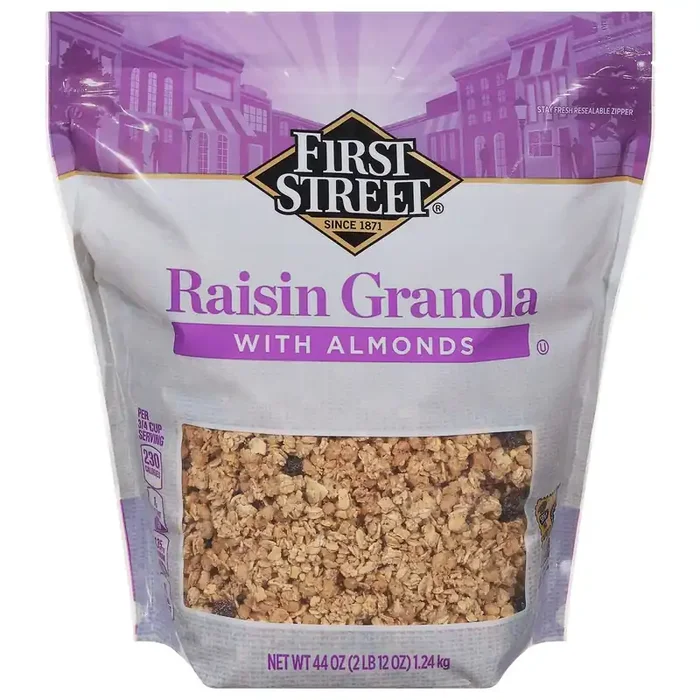 Cb02 First Street Low Fat Raisin Granola