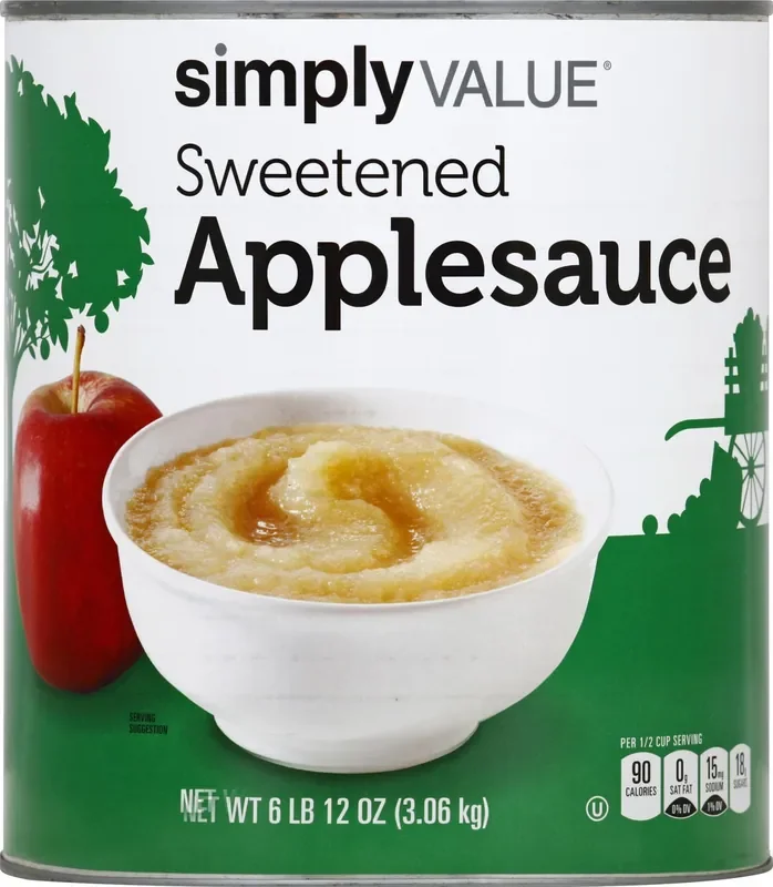 Cb03 Simply Value Sweetened Applesauce