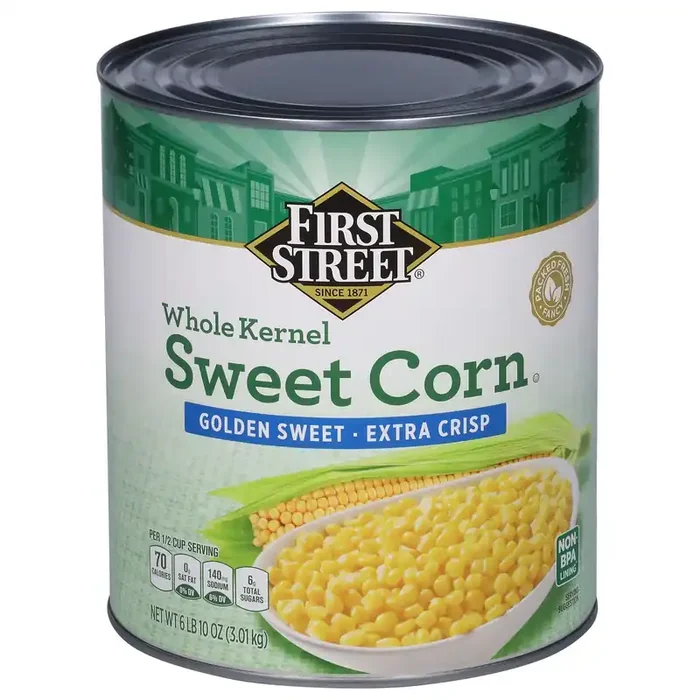 Cb22 First Street Whole Kernel Corn – 106 oz