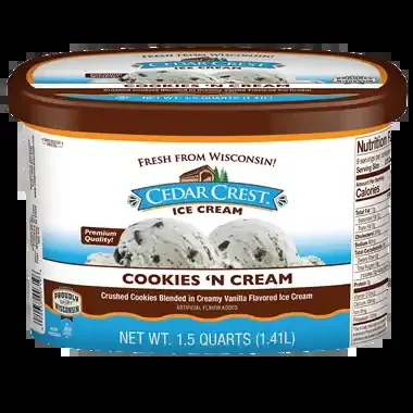 Cedar Crest Cookies & Cream Ice Cream