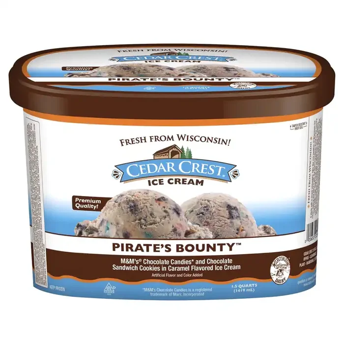 Cedar Crest Pirates Bounty Ice Cream