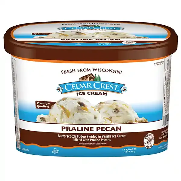 Cedar Crest Praline Pecan Ice Cream