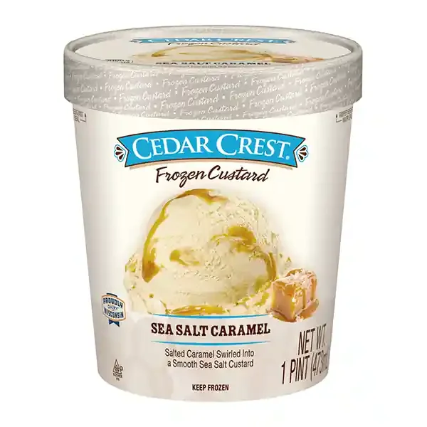 Cedar Crest Sea Salt Caramel Frozen Custard