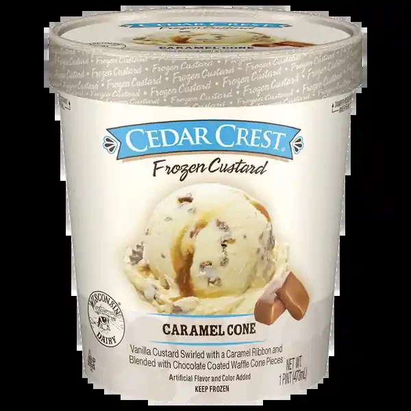 Cedar‘s Cedar Crest Caramel Cone Frozen Custard