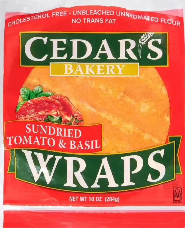 Cedar‘S Cedars Wraps, Sundried Tomato & Basil